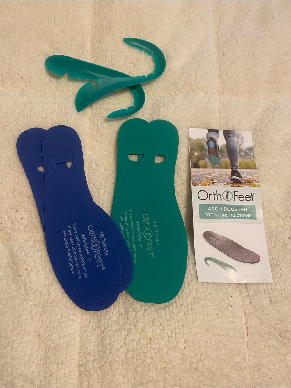 Orthofeet Arch Boosters in Size 7. Never used